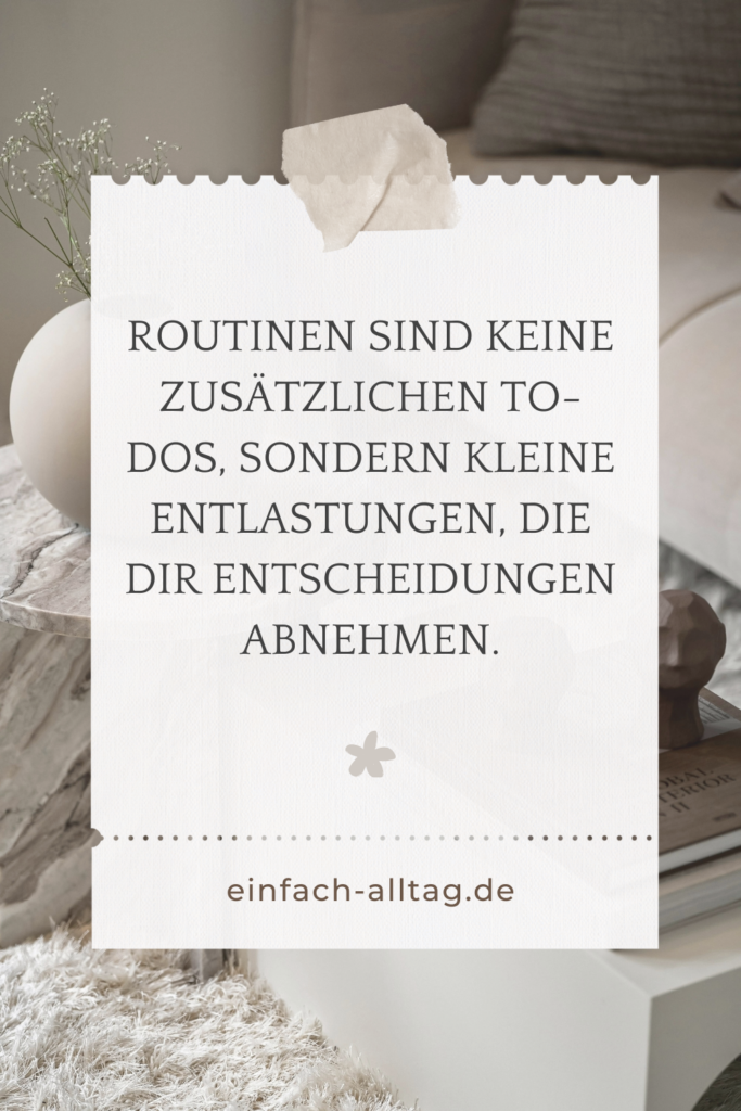 Kleine Routinen, große Wirkung